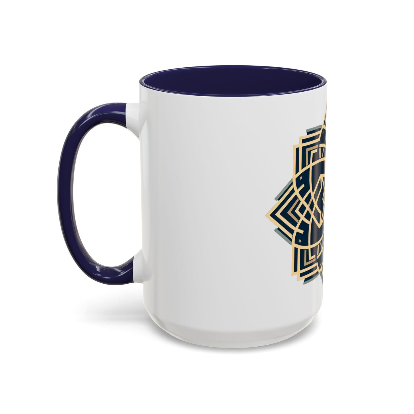 Royal Geometric Pattern | Accent Coffee Mug (11, 15oz)