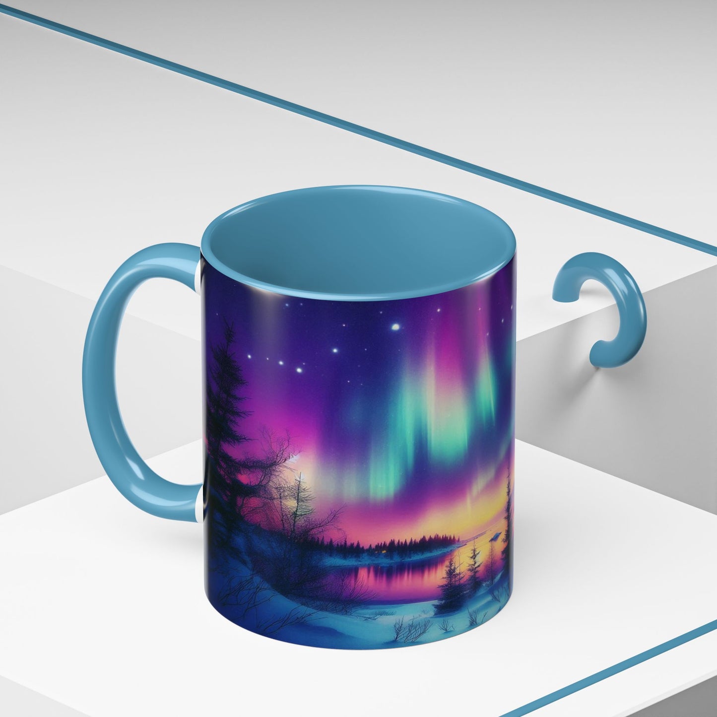 Beautiful Northern Lights | Accent Coffee Mug (11oz)