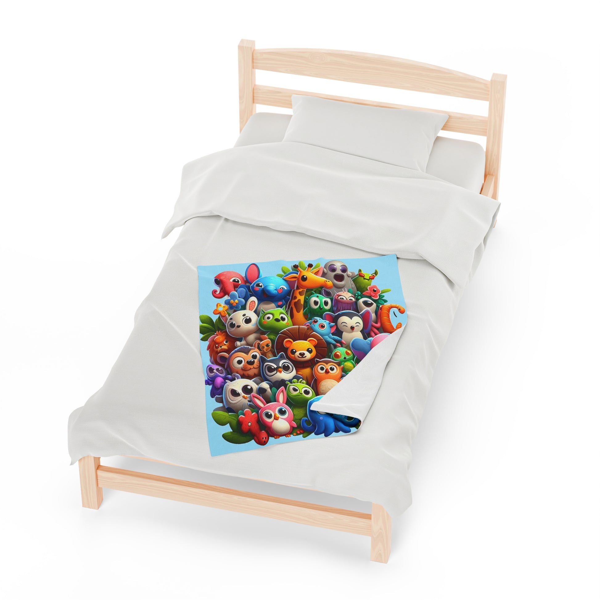 Baby Animals | Kid's Velveteen Plush Blanket