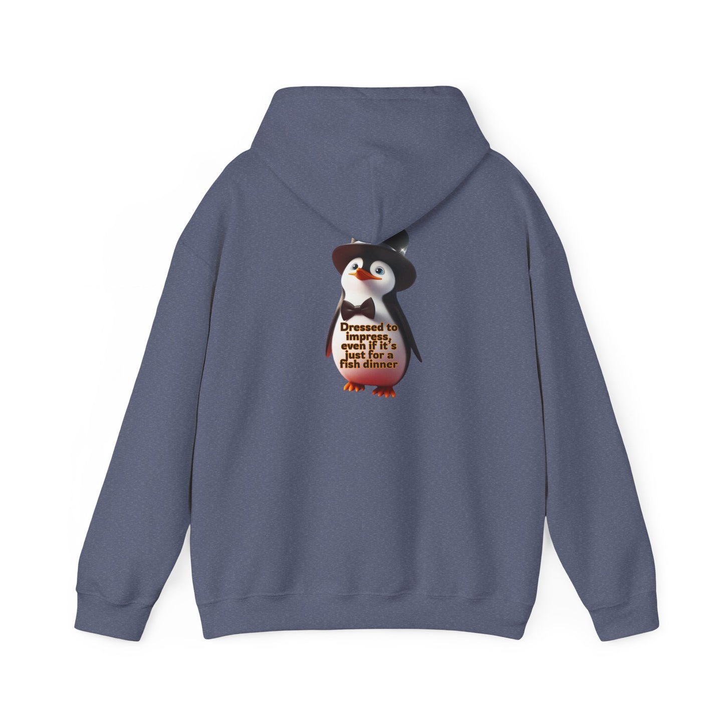 Pingouin | Citation sarcastique | Sweat à capuche unisexe Heavy Blend™