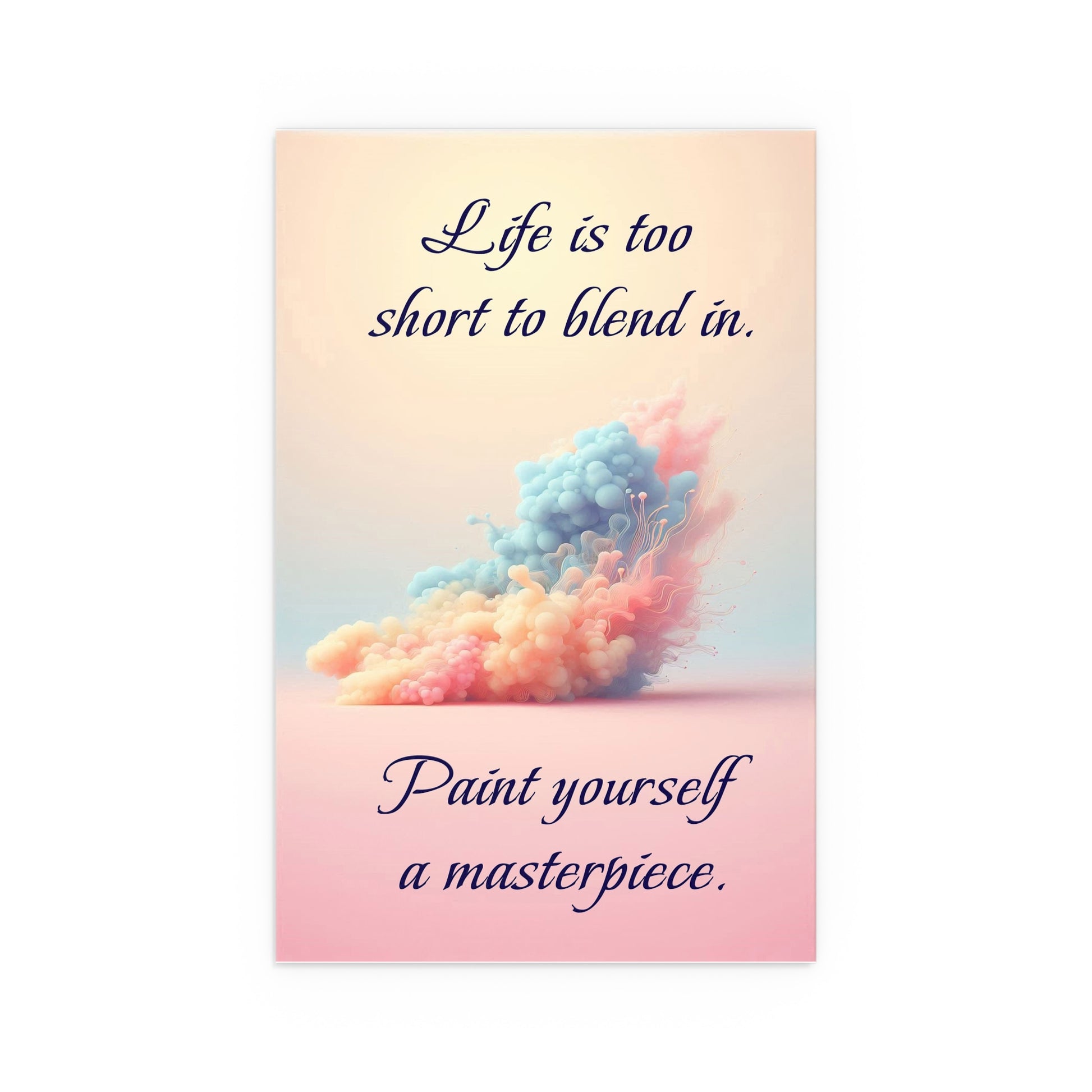 Paint Yourself A Masterpiece | Indoor and Outdoor Silk Poster