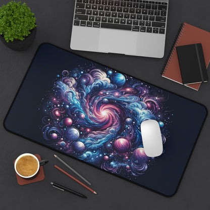 Magical Galaxies Swirling | Desk Mat