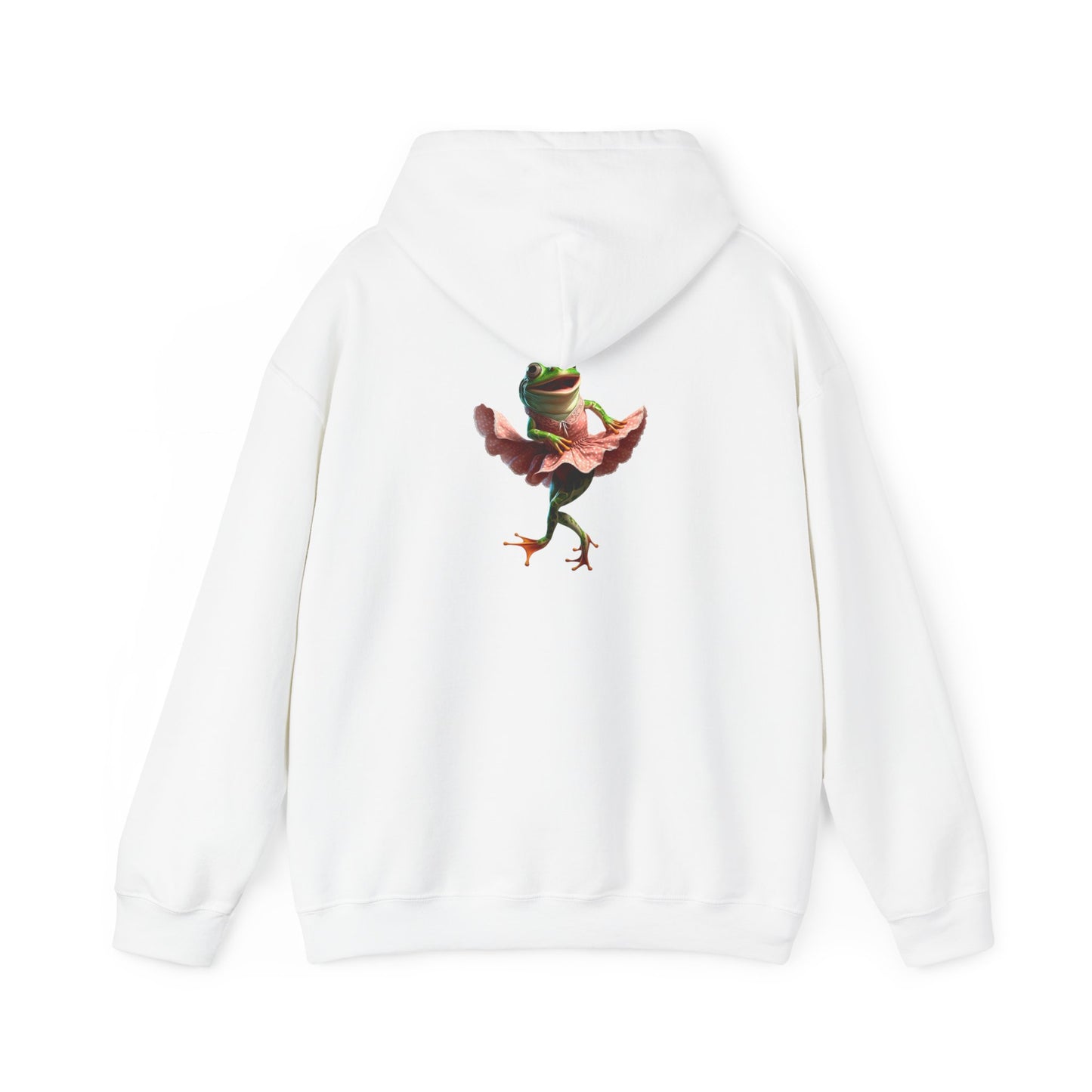 Sweat à capuche unisexe Heavy Blend™ avec motif de grenouille dansante