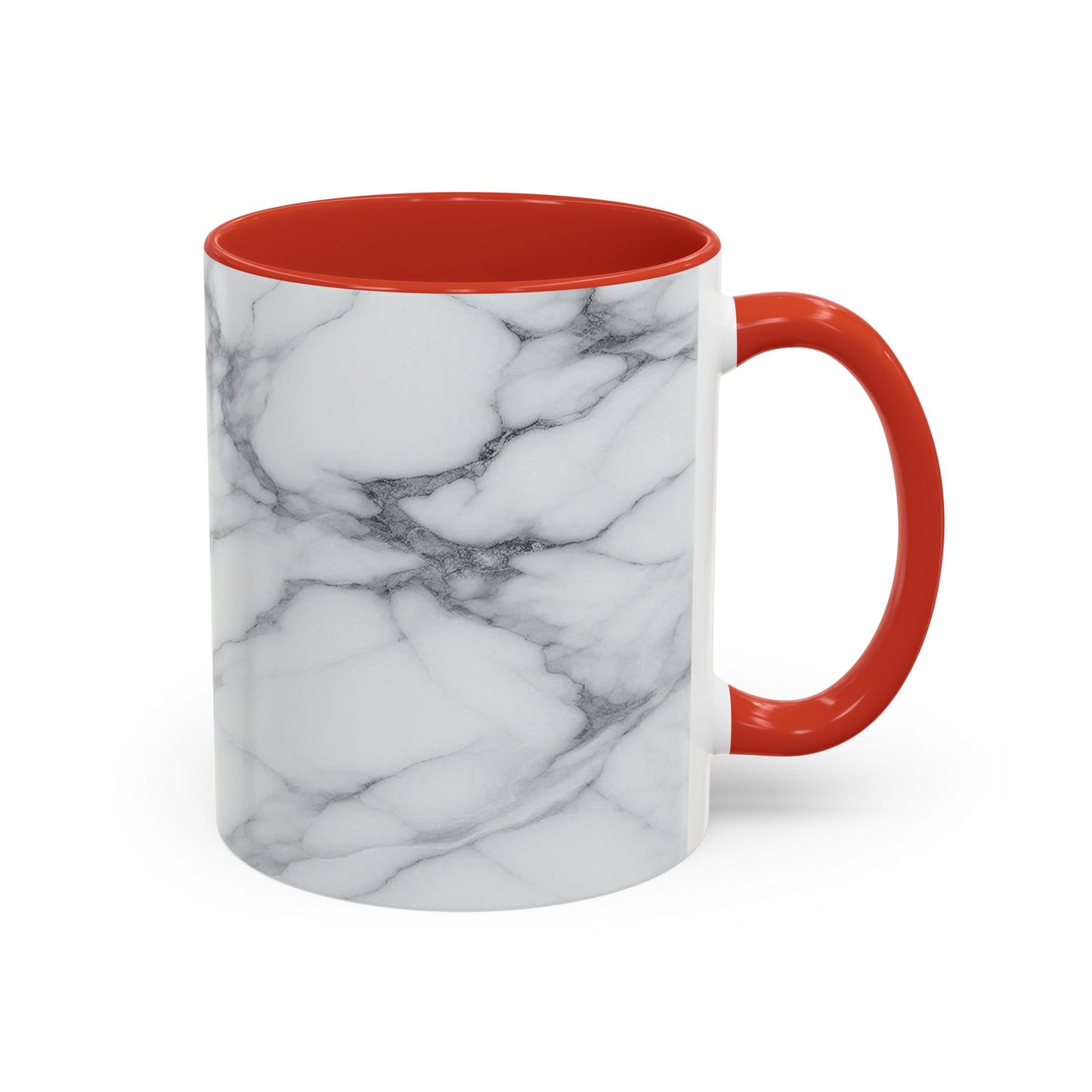 Motif en marbre | Tasse à café Accent (11 oz)