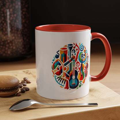 Musical Instruments | Accent Coffee Mug (11, 15oz)