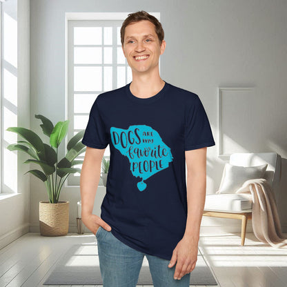 Les chiens sont mes personnes préférées | T-shirt doux unisexe