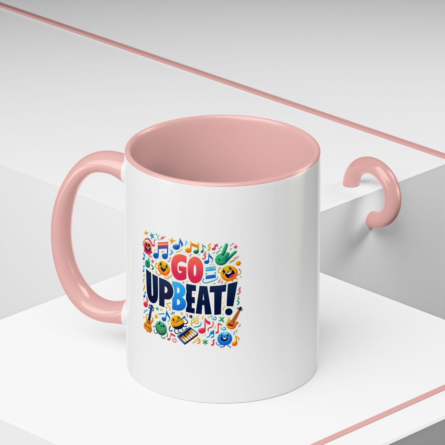 Go Upbeat! | Accent Coffee Mug (11, 15oz)