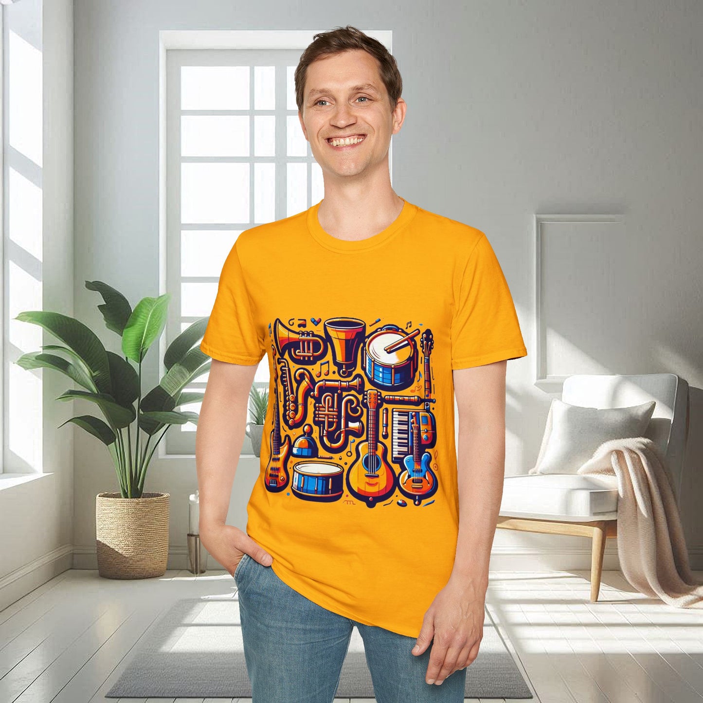 Instruments de musique | T-shirt doux unisexe