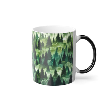 Forest Trees | Color Morphing Mug, 11oz