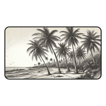 Hand Drawn Beach | Desk Mat