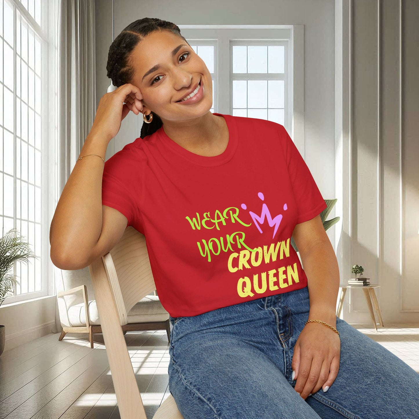 Wear Your Crown Queen | Unisex Soft T-shirt