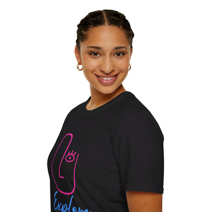 Explorez et voyagez | T-shirt doux unisexe