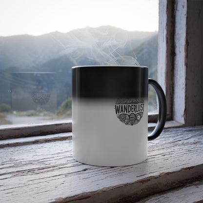 Wanderlust for the Travelling Soul | Color Morphing Mug, 11oz