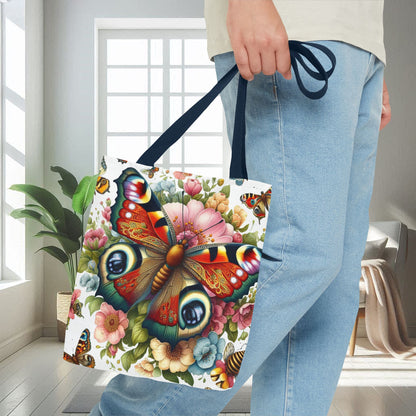 Butterfly On A Flower | Tote Bag