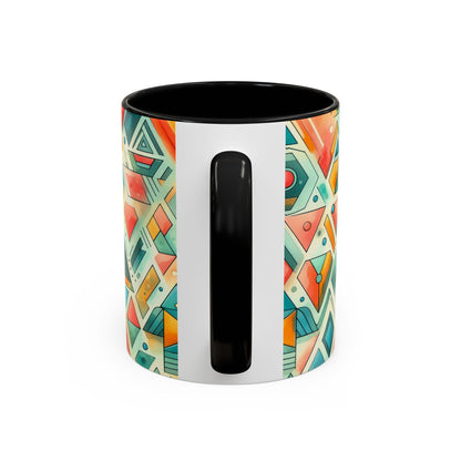 Abstract Geometric Pattern | Accent Coffee Mug (11oz)