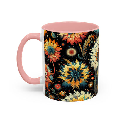 Vibrant Dandelions | Accent Coffee Mug (11oz)