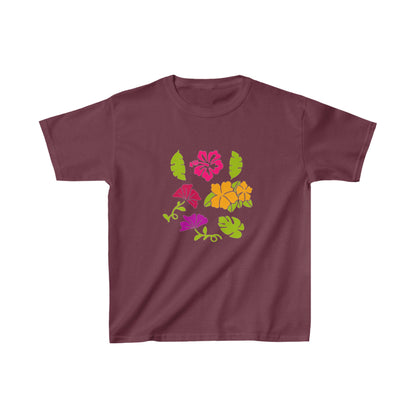 Flowers and leaves | Kids Heavy Cotton™ Tee