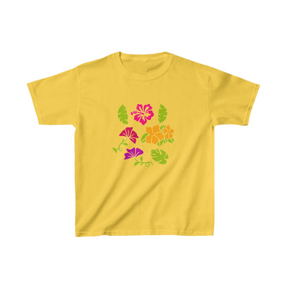 Flowers and leaves | Kids Heavy Cotton™ Tee