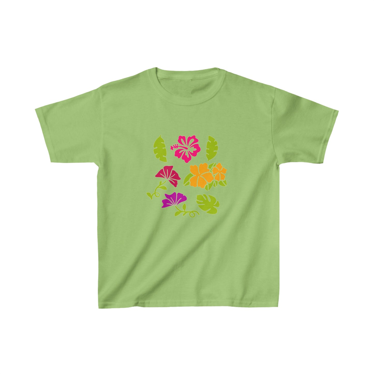 Flowers and leaves | Kids Heavy Cotton™ Tee