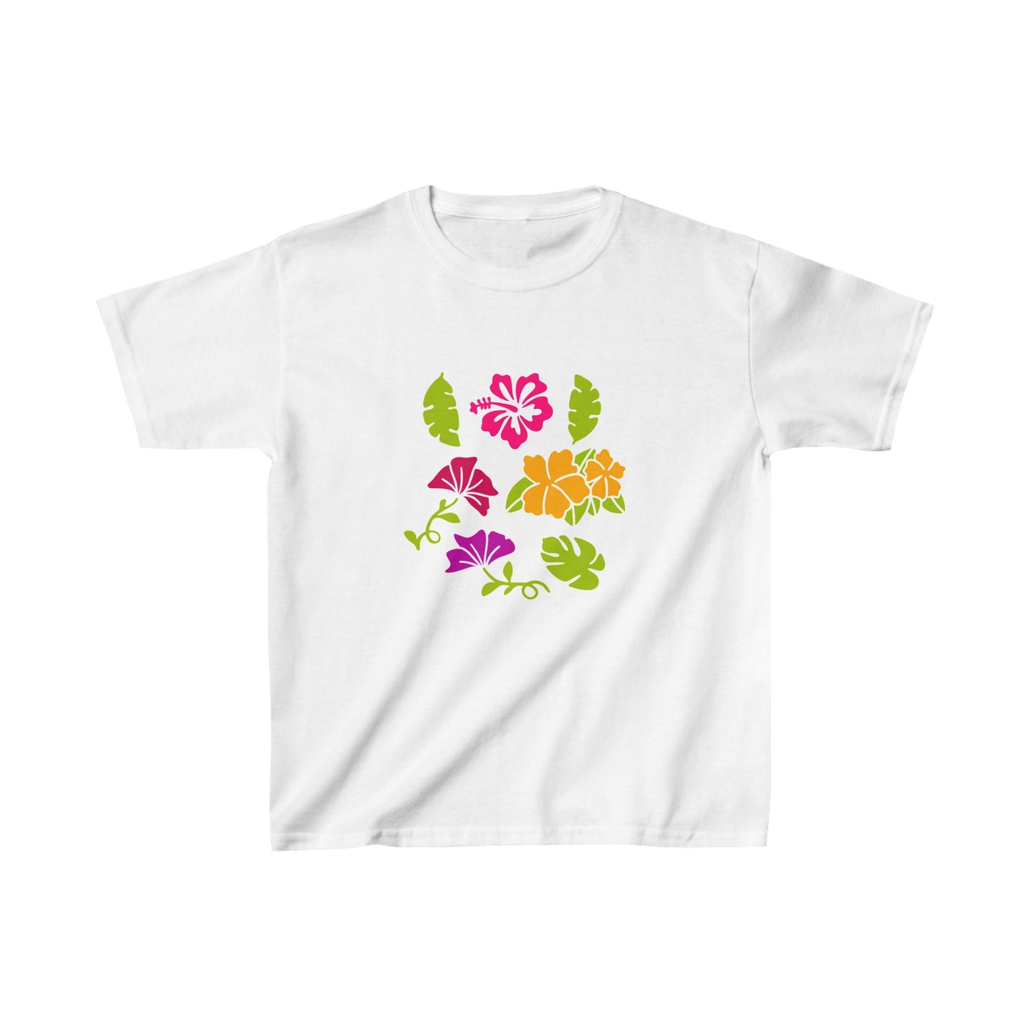 Flowers and leaves | Kids Heavy Cotton™ Tee