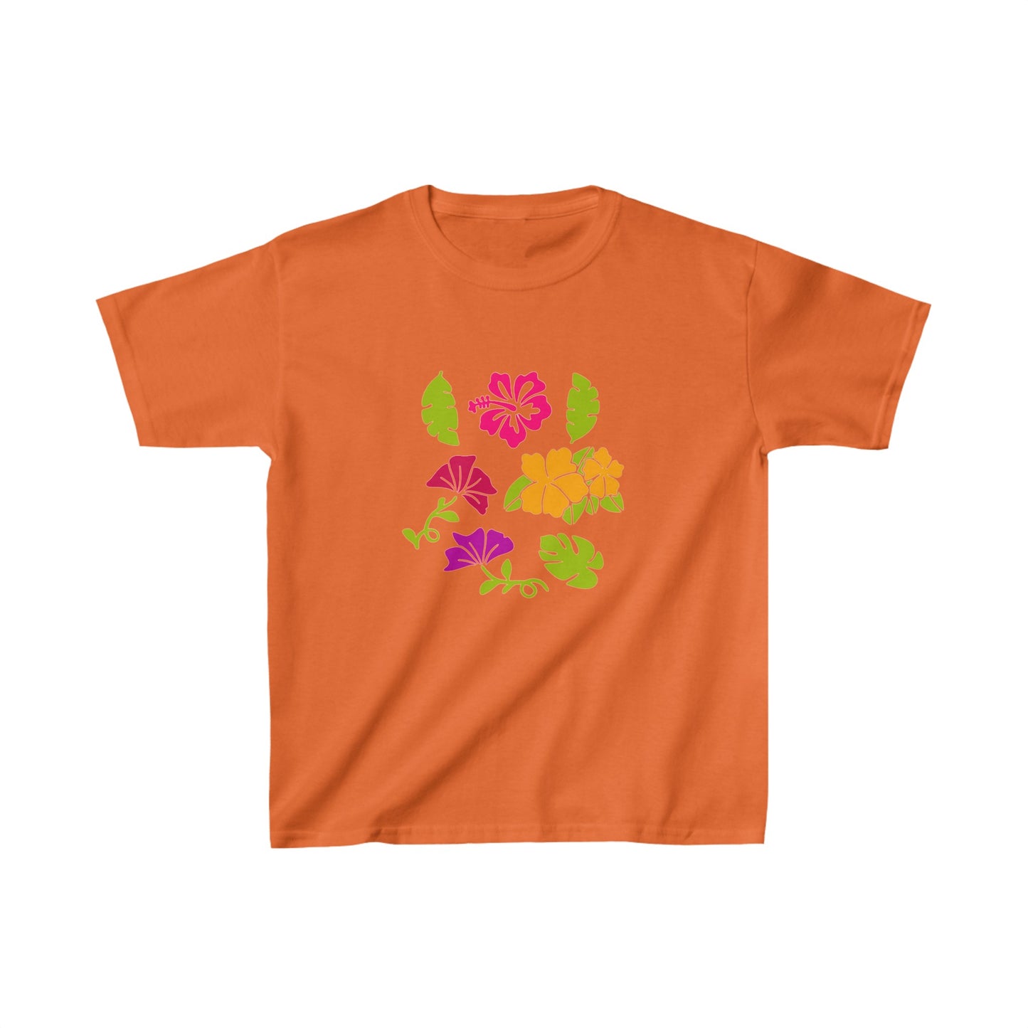 Flowers and leaves | Kids Heavy Cotton™ Tee