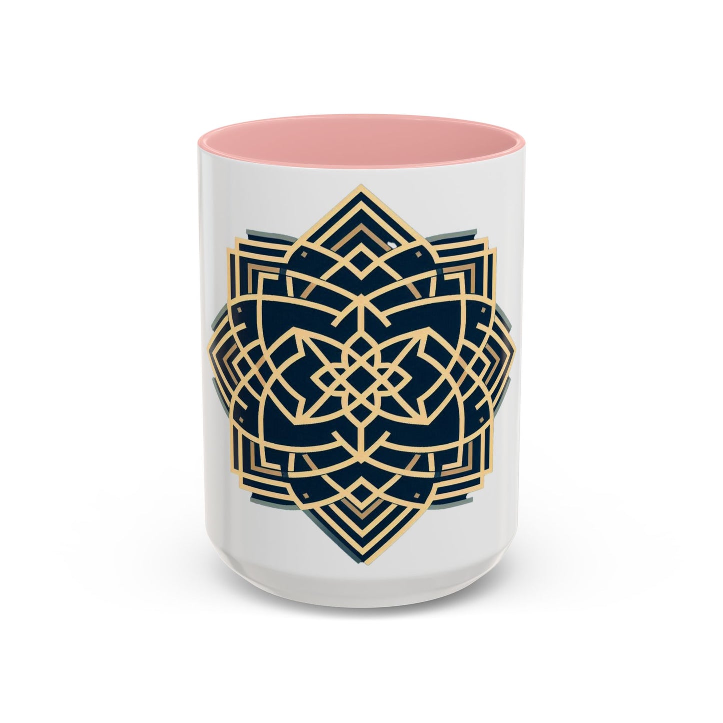 Royal Geometric Pattern | Accent Coffee Mug (11, 15oz)