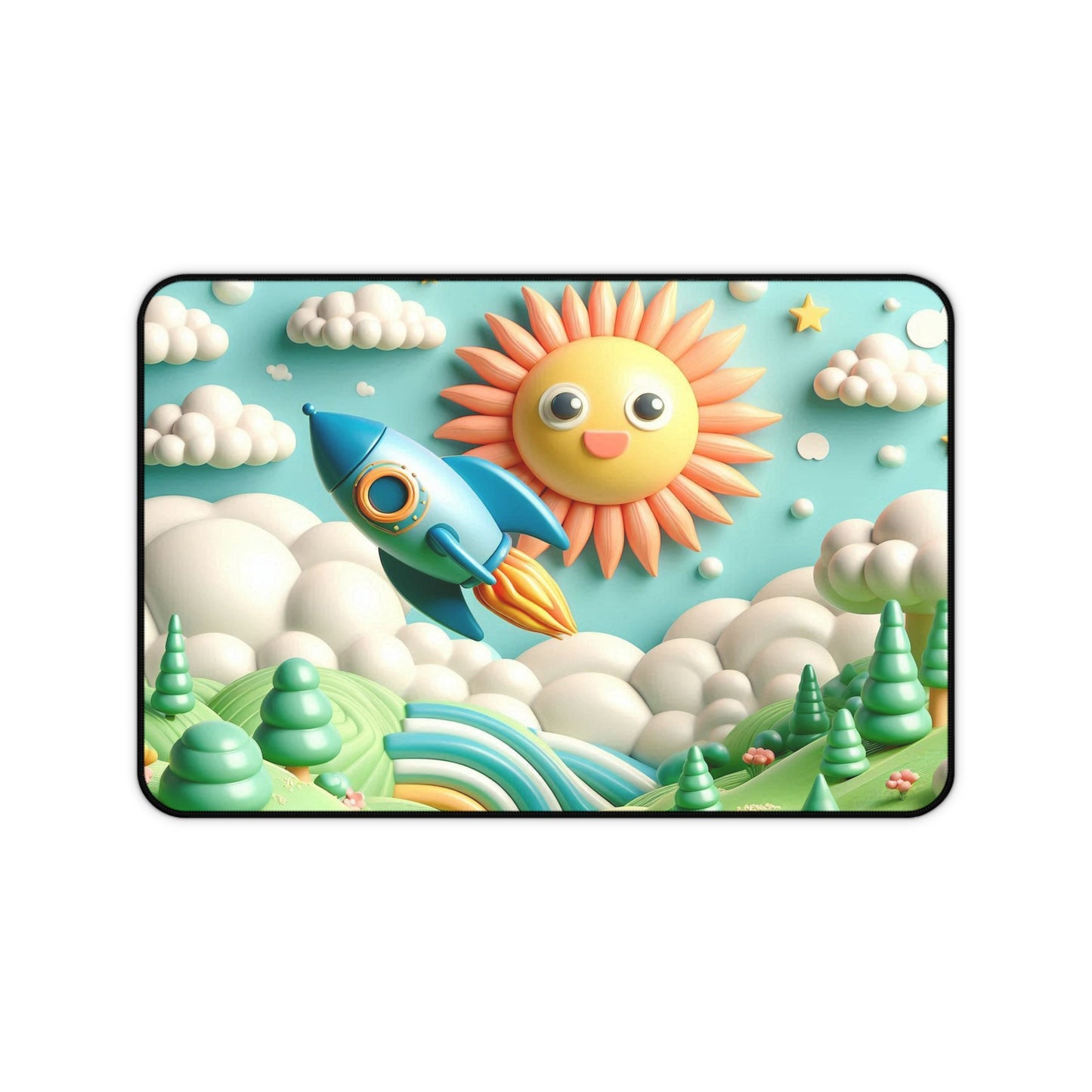 3D Effect Scenery for Kids | Desk Mat