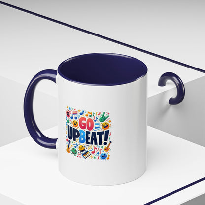 Go Upbeat! | Accent Coffee Mug (11, 15oz)