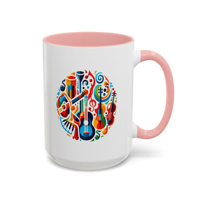 Musical Instruments | Accent Coffee Mug (11, 15oz)