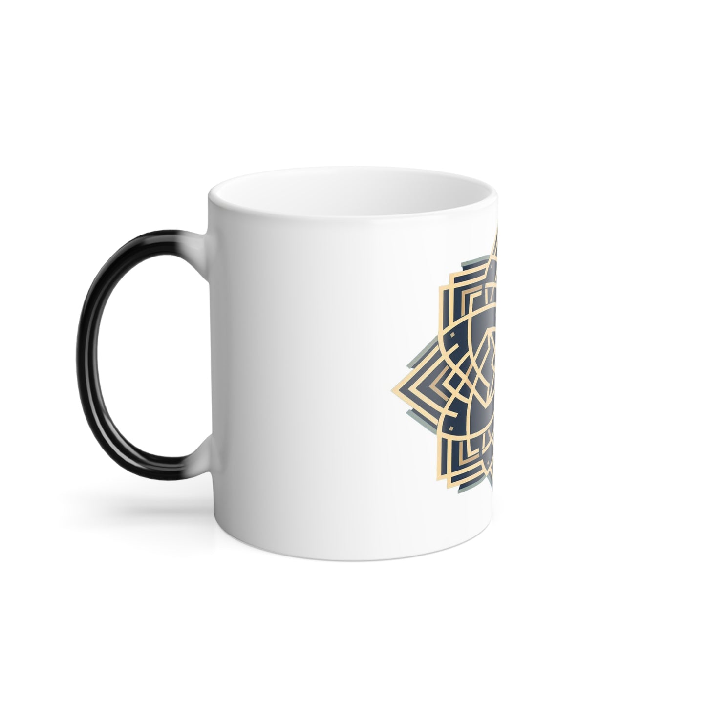 Royal Geometric Pattern | Color Morphing Mug, 11oz