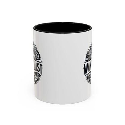 Wanderlust for the Travelling Soul | Accent Coffee Mug (11, 15oz)