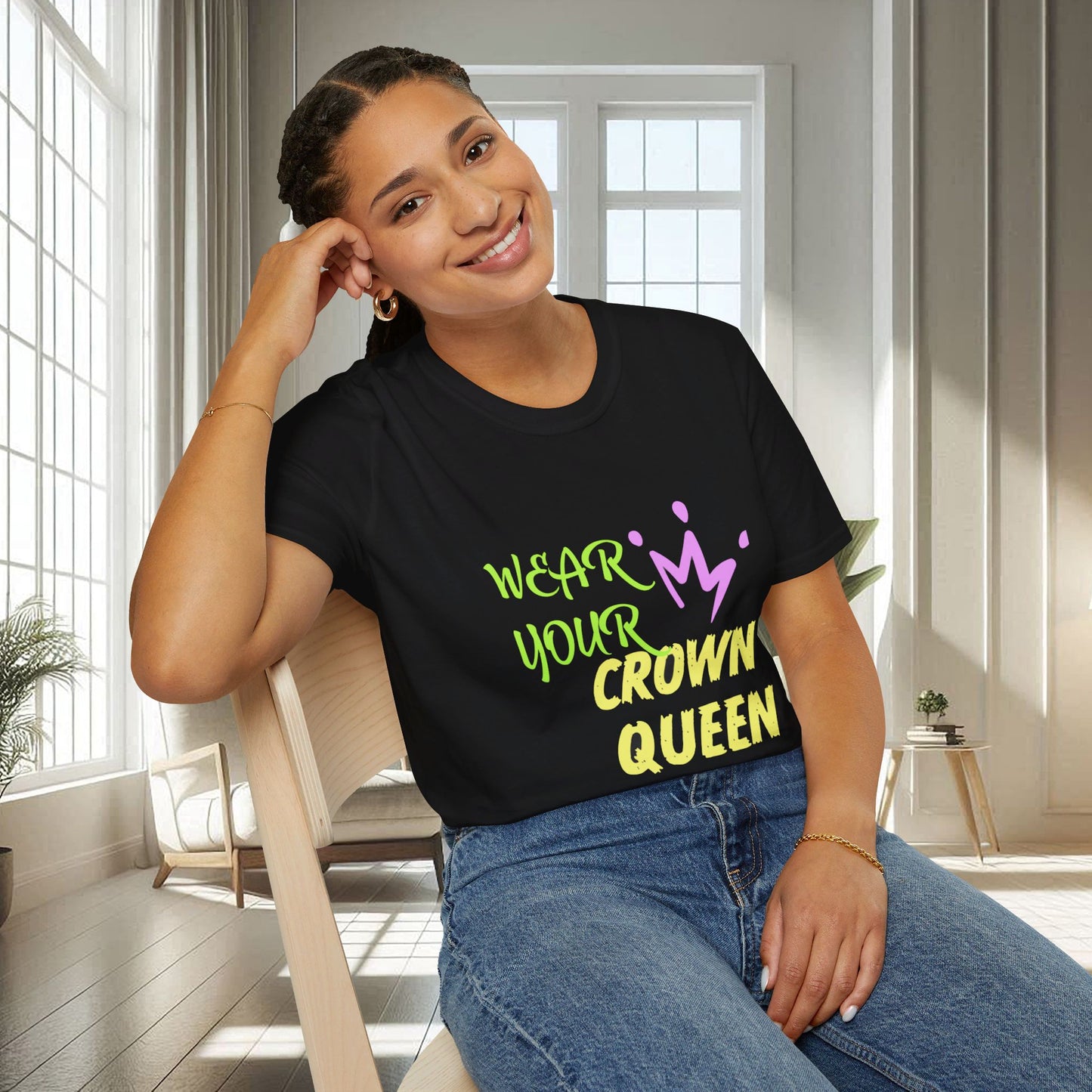 Wear Your Crown Queen | Unisex Soft T-shirt