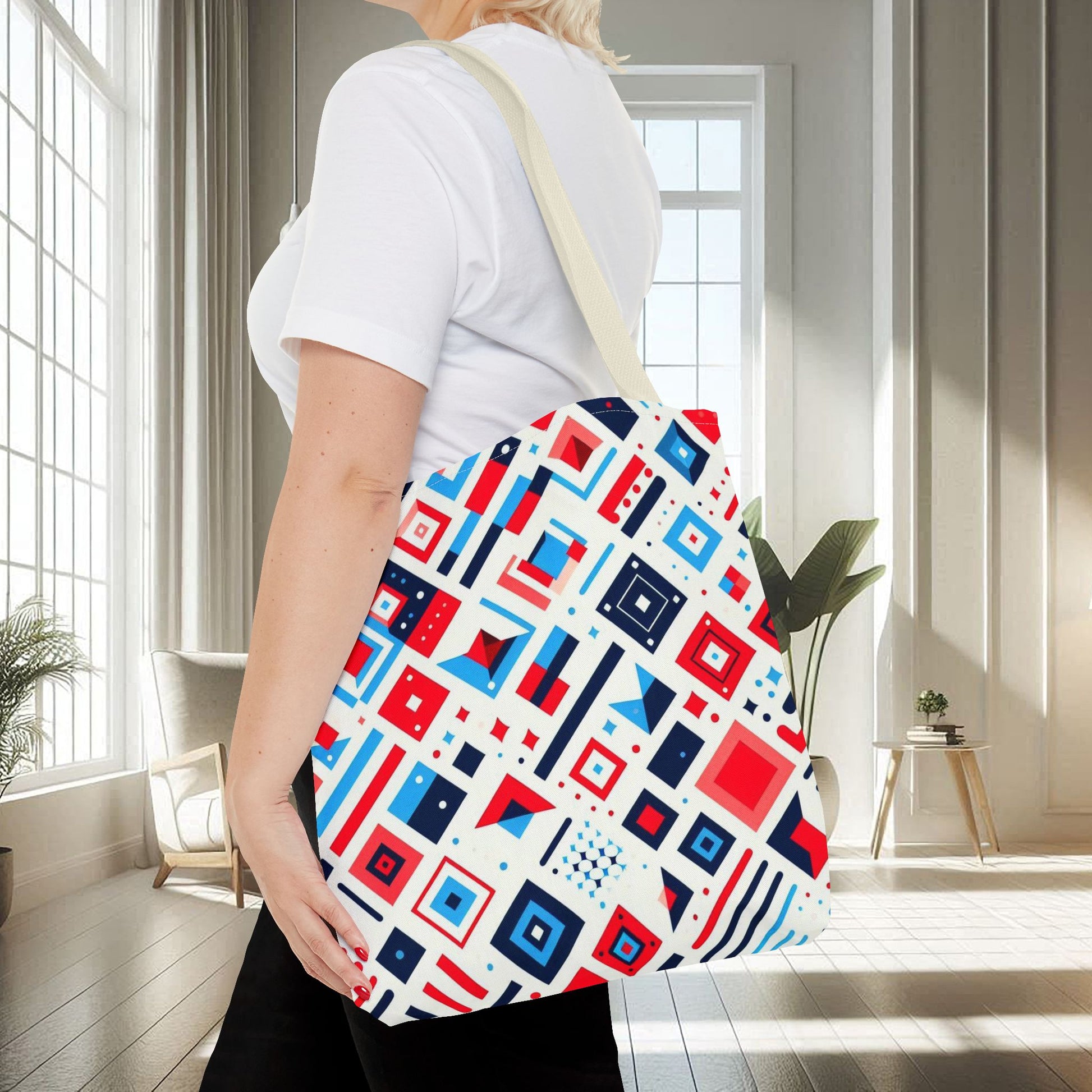 Modern Multicolored Abstract Shapes | Tote Bag