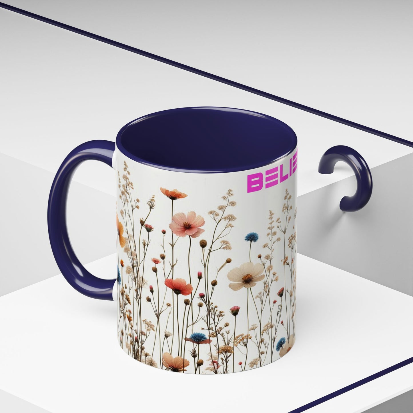 Believe | Wildflowers | Accent Coffee Mug (11, 15oz)