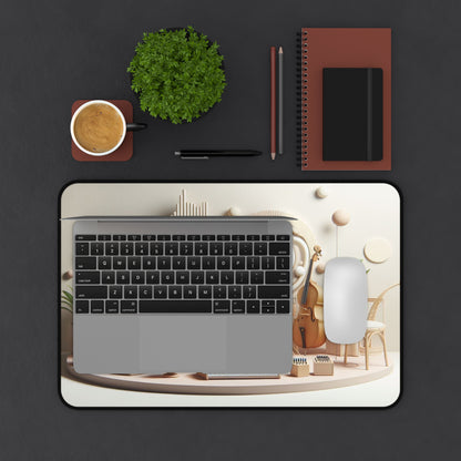 Musical Instruments on Stage | Minimalistic Design | Desk Mat