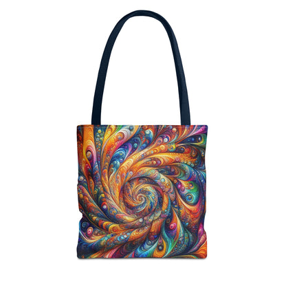 Colorful 3D Swirl Patterns | Tote Bag