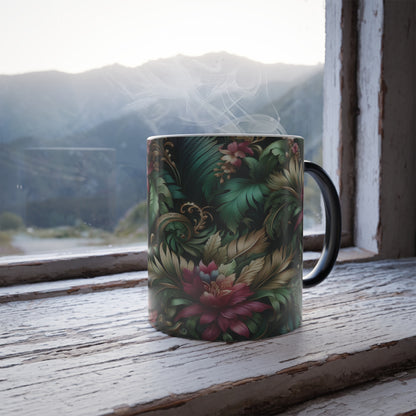 Forest Greenery | Color Morphing Mug, 11oz