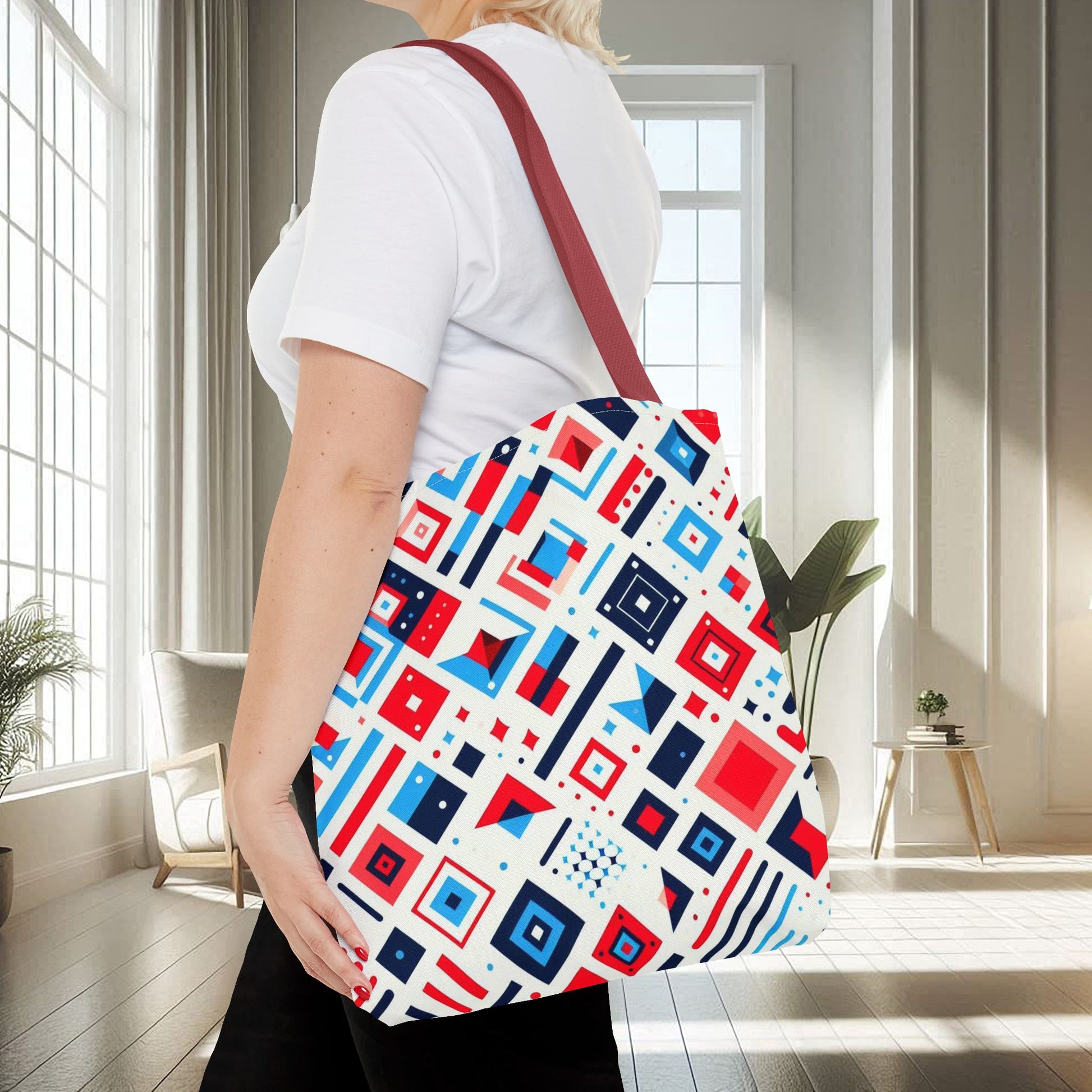 Modern Multicolored Abstract Shapes | Tote Bag