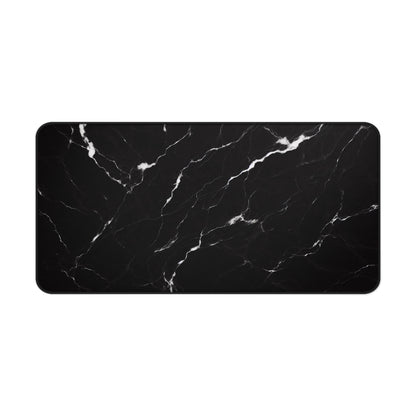 Black Marble Pattern | Desk Mat