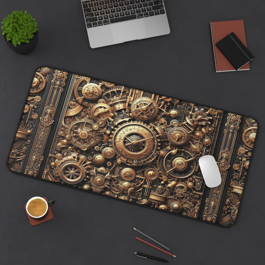 Brass Clockwork | Desk Mat