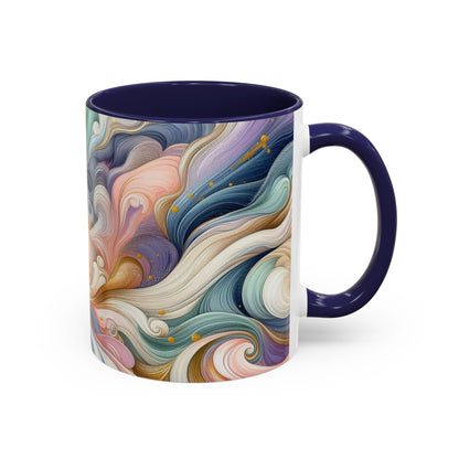 Tourbillons colorés | Tasse à café Accent (11 oz)