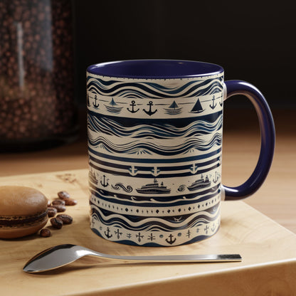 Maritime Design | Accent Coffee Mug (11oz)