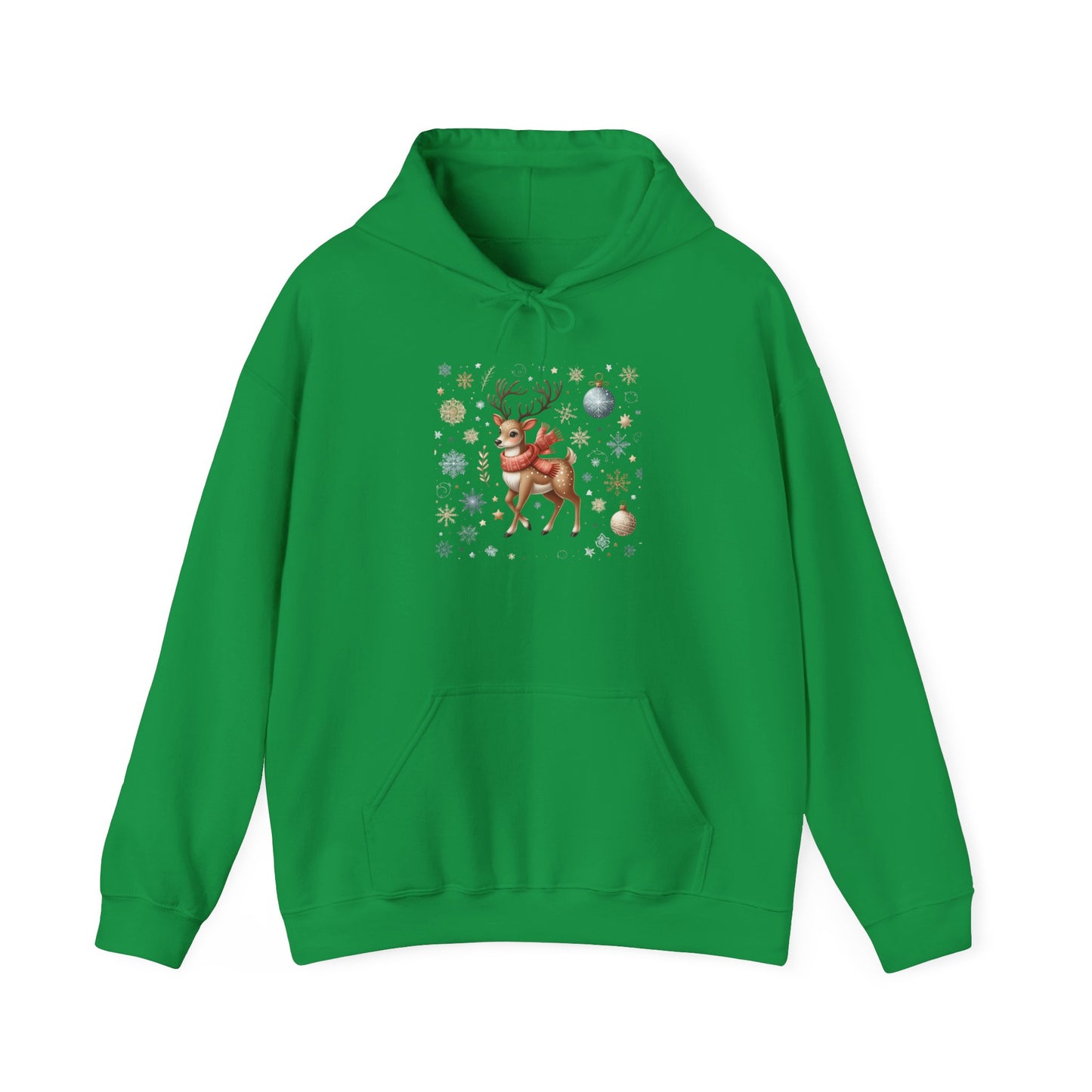 Reindeer in a Festive Mood | Unisex Heavy Blend™ Hooded Sweatshirt