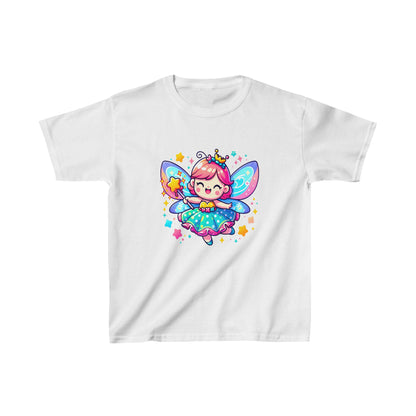 Hada animada | Camiseta de algodón pesado para niños