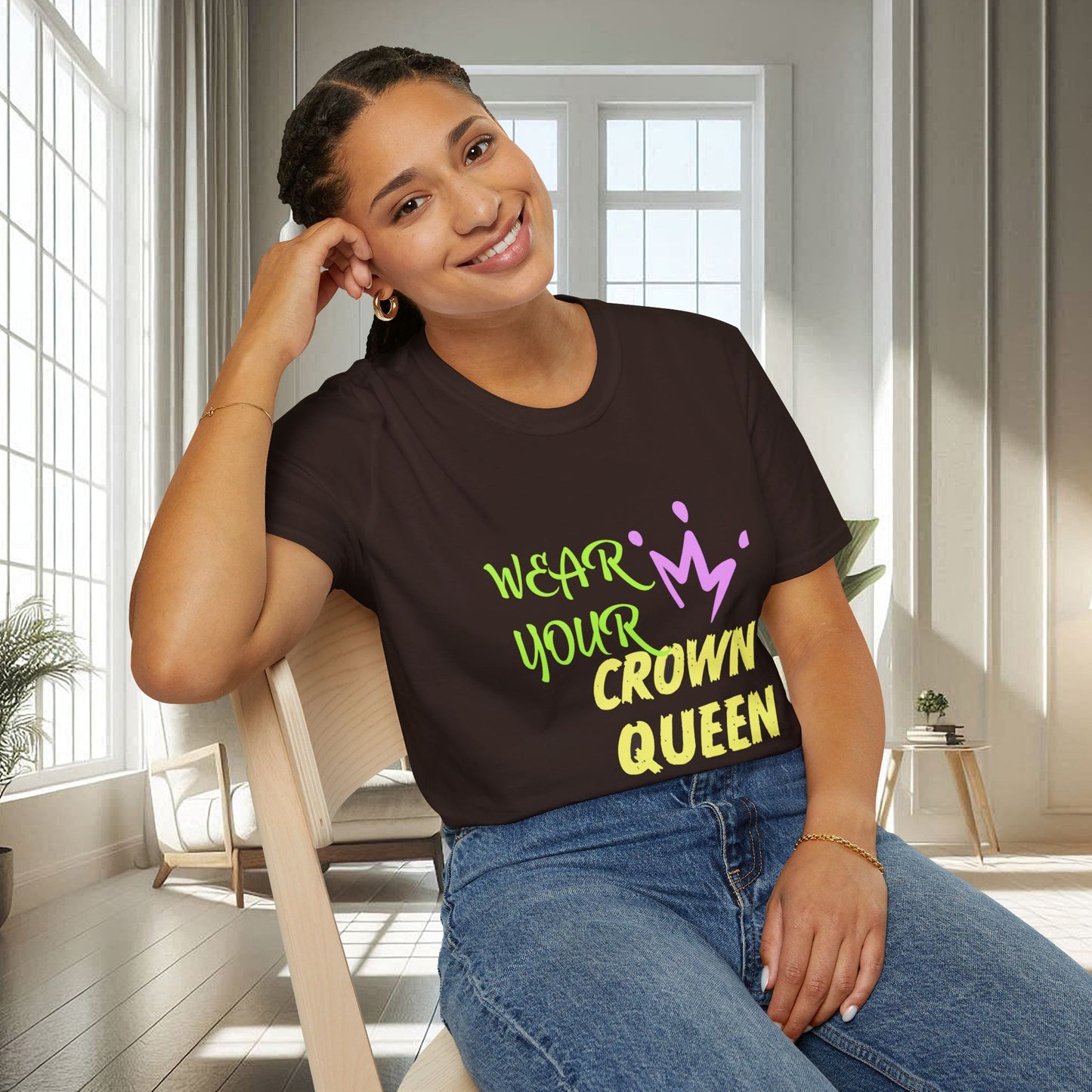 Wear Your Crown Queen | Unisex Soft T-shirt