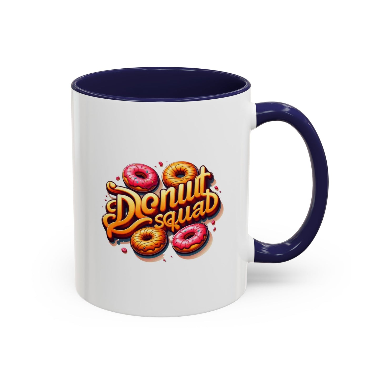 Taza de café con acento de Donut Squad (11 oz y 15 oz)