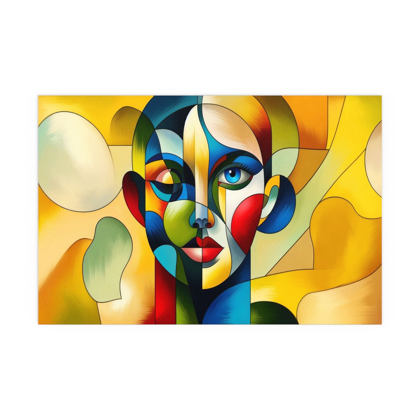 Modern Art | Indoor and Outdoor Silk Poster