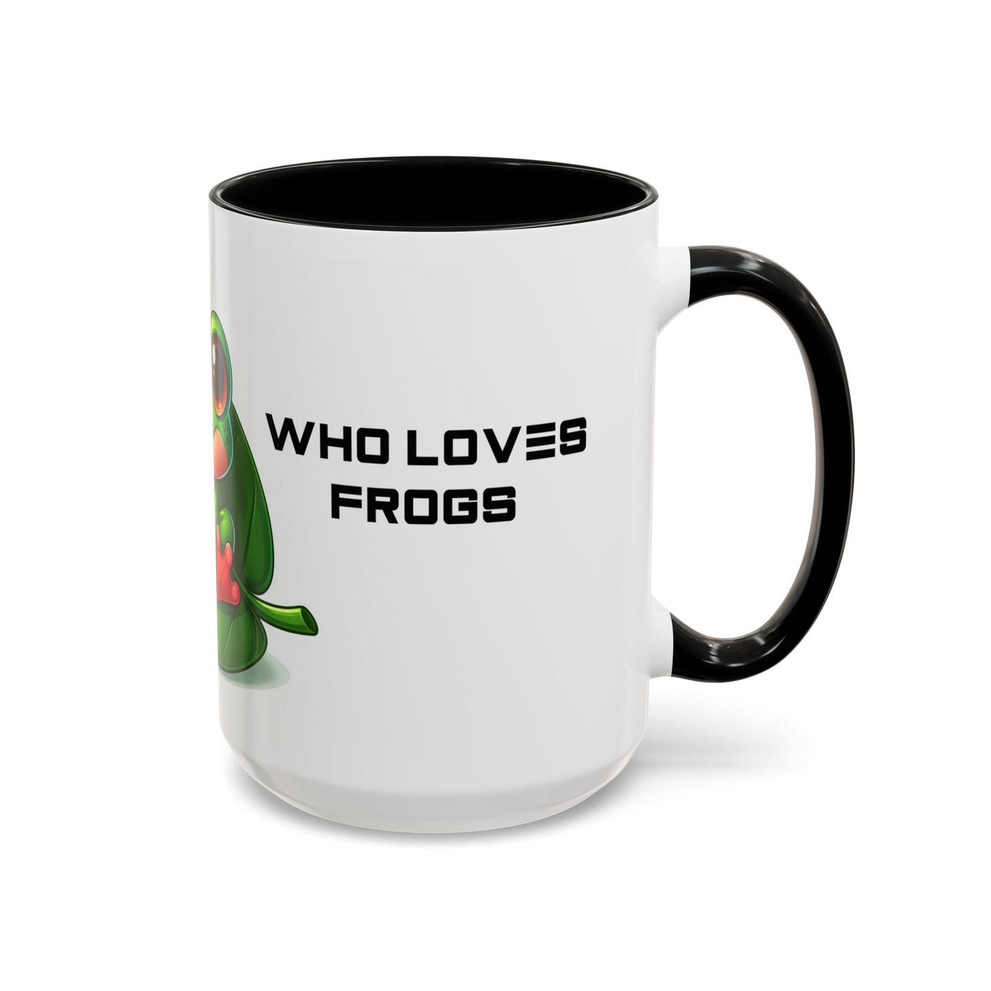 Just A Girl Who Loves Frogs | Accent Coffee Mug (11, 15oz)