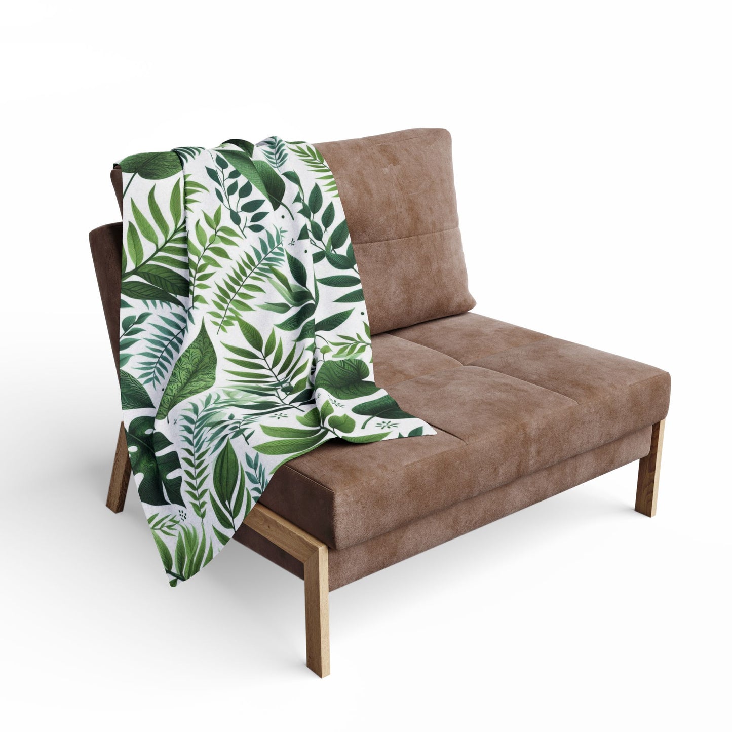 Fern, Palm and Other Leaves | Arctic Fleece Blanket