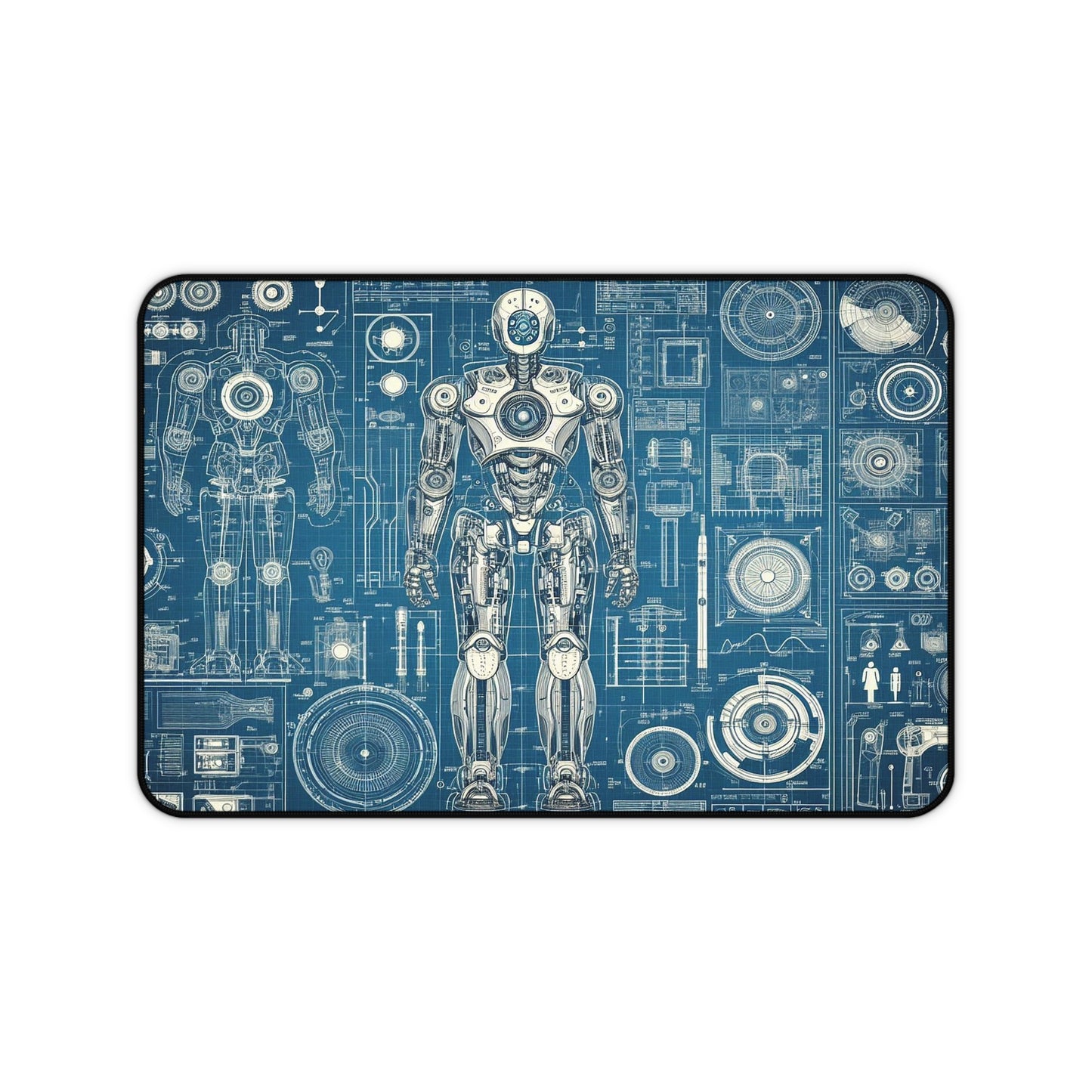 Robot Blueprints | Desk Mat